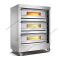 Restaurante Equipo de panadería Horno eléctrico 2 bandejas